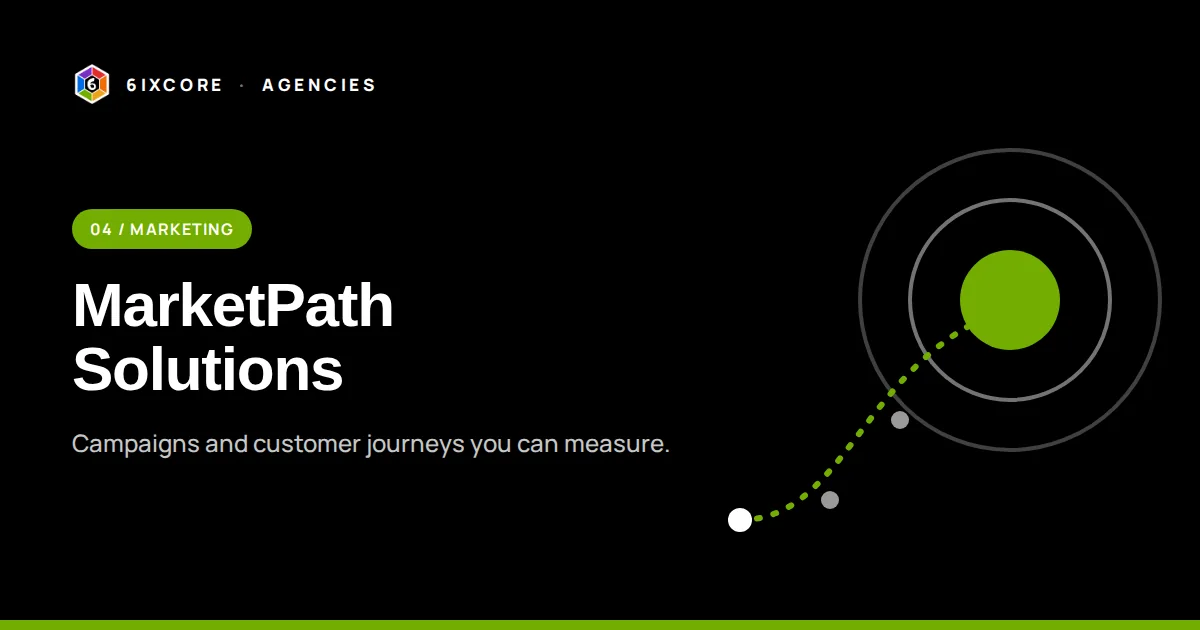MarketPath Solutions: target with a customer journey path
