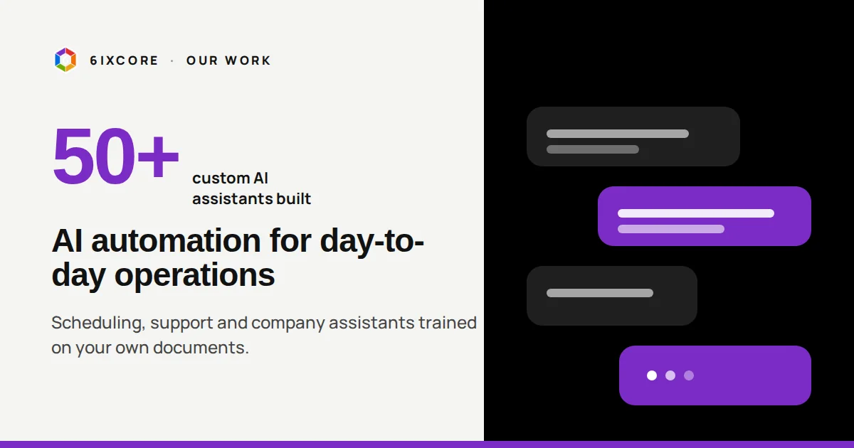 AI automation case study: 50+ custom AI assistants built